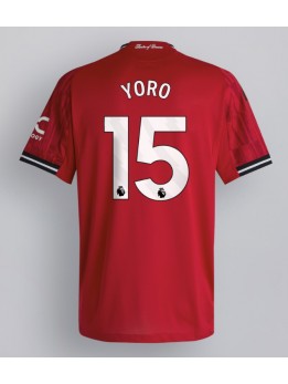 Manchester United Leny Yoro #15 Replika Hemmakläder 2025-26 Kortärmad